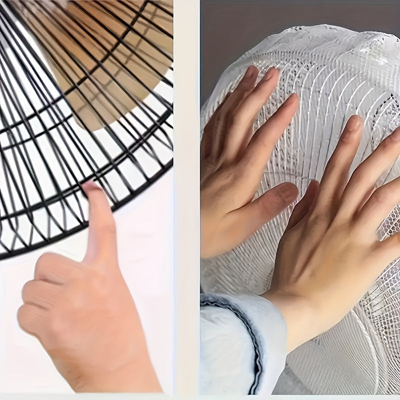 Mesh Fan Guard - Dust Filter with Finger Protector, Washable, Home Office
