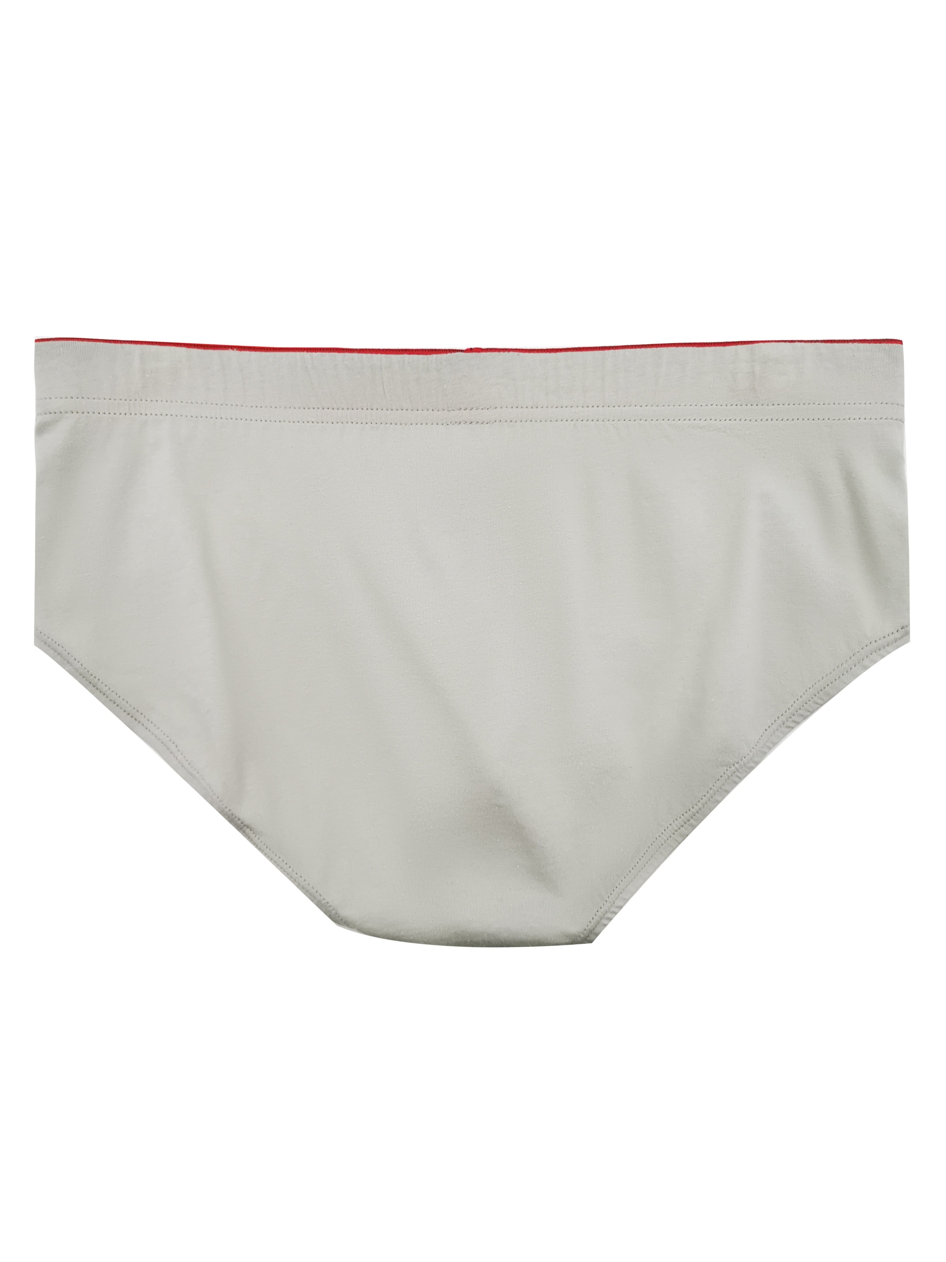 Men's Cotton Briefs 3 Pack Low-Rise Breathable Stretch Solid Colors Elastic Waist Casual Wear