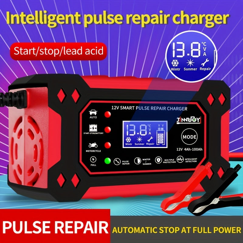 12V 6A Automotive Battery Charger Trickle Charger with Temperature Compensation