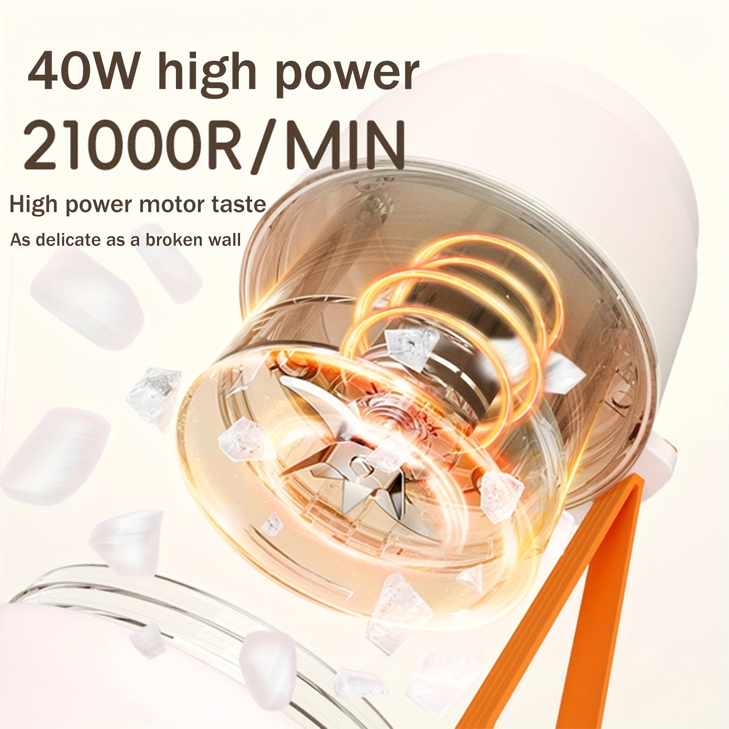 Compact USB Rechargeable Electric Juicer for Smoothies Travel Blender Cup