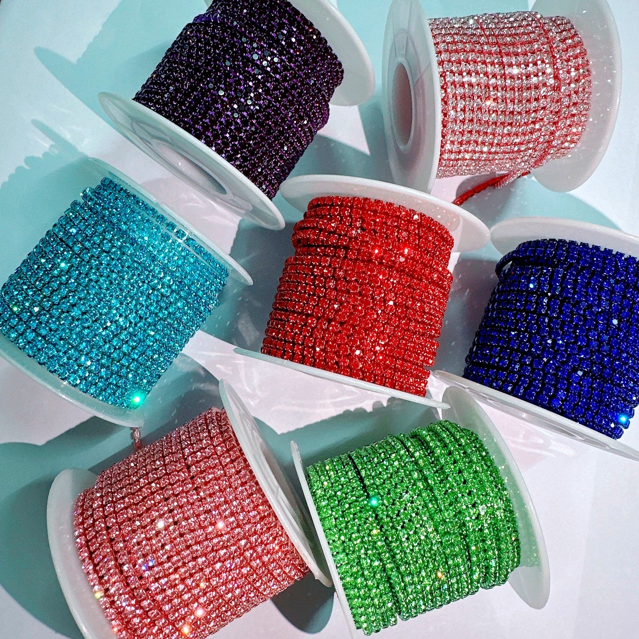 Sparkling Rhinestone Chain 450cm for Jewelry Making and Accessories