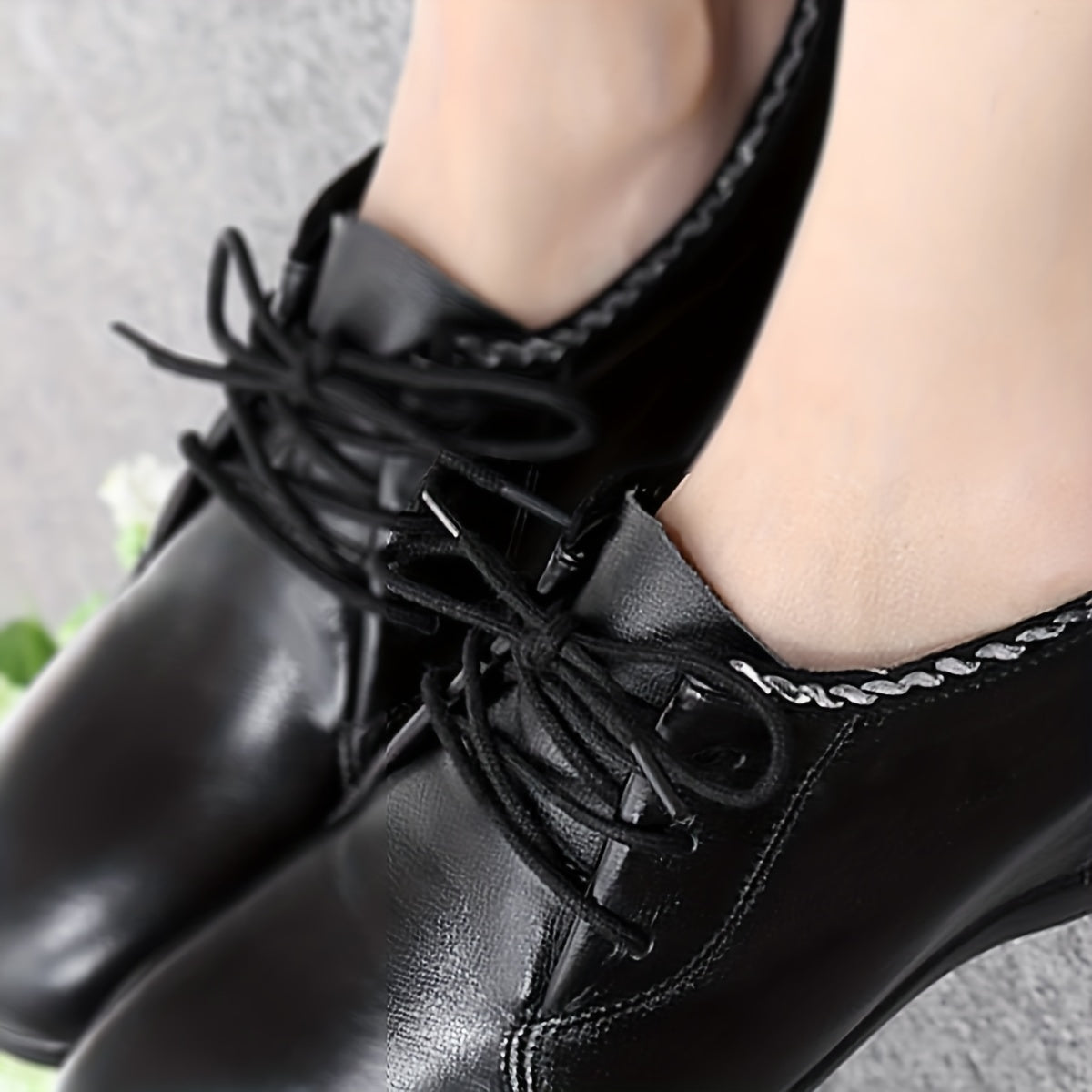 5 Pairs Waxed Thin Round Leather Shoe Laces for Dress and Casual Boots