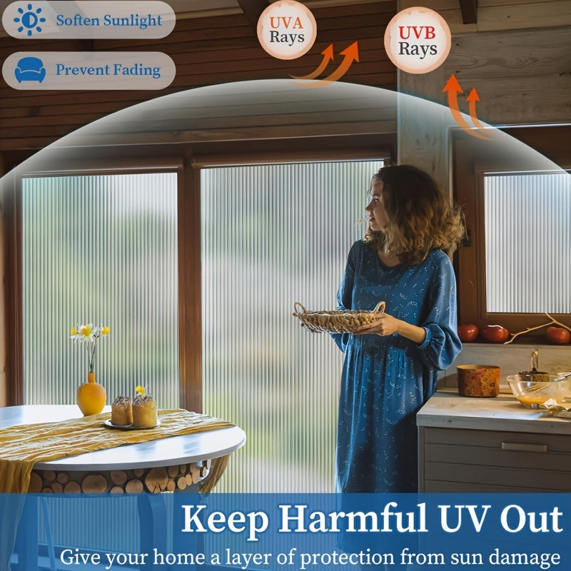 PVC Window Film 10mil Static Cling Glass Sticker for Bedroom Living Room Decor