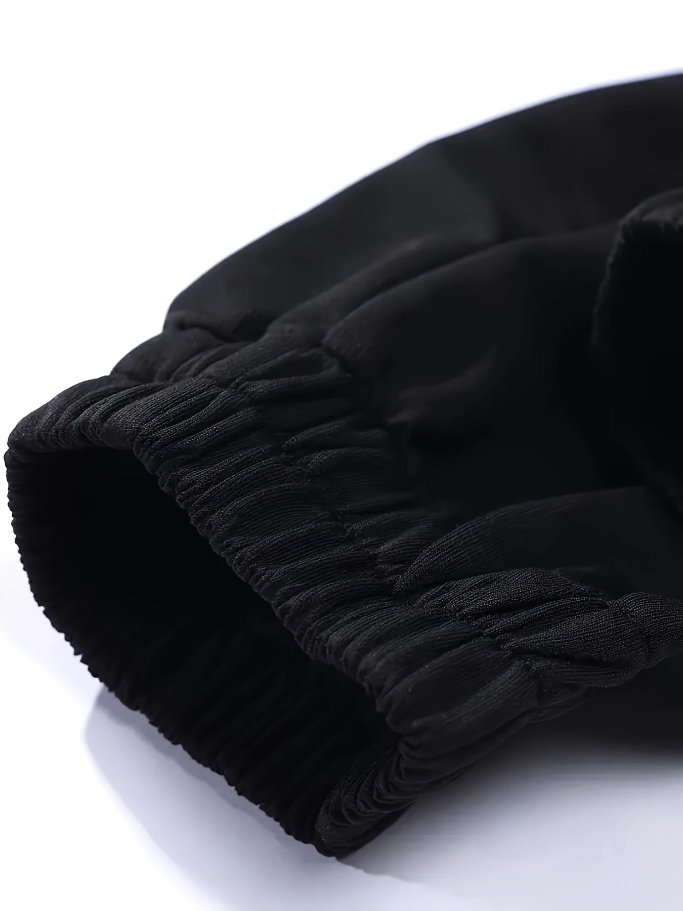 Plus Size Men's Jogger Pants 3-Pack Casual Polyester Knit Loose Fit Spring Fall