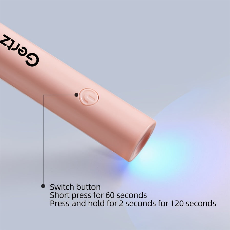 Mini Handheld Gel Nail Polish Curing Lamp Wireless Portable Nail Dryer Small Compact