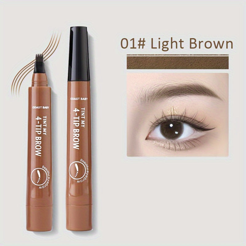 Женский карандаш для бровей ультратонкий водостойкий, стойкий к растушевке и долговечный