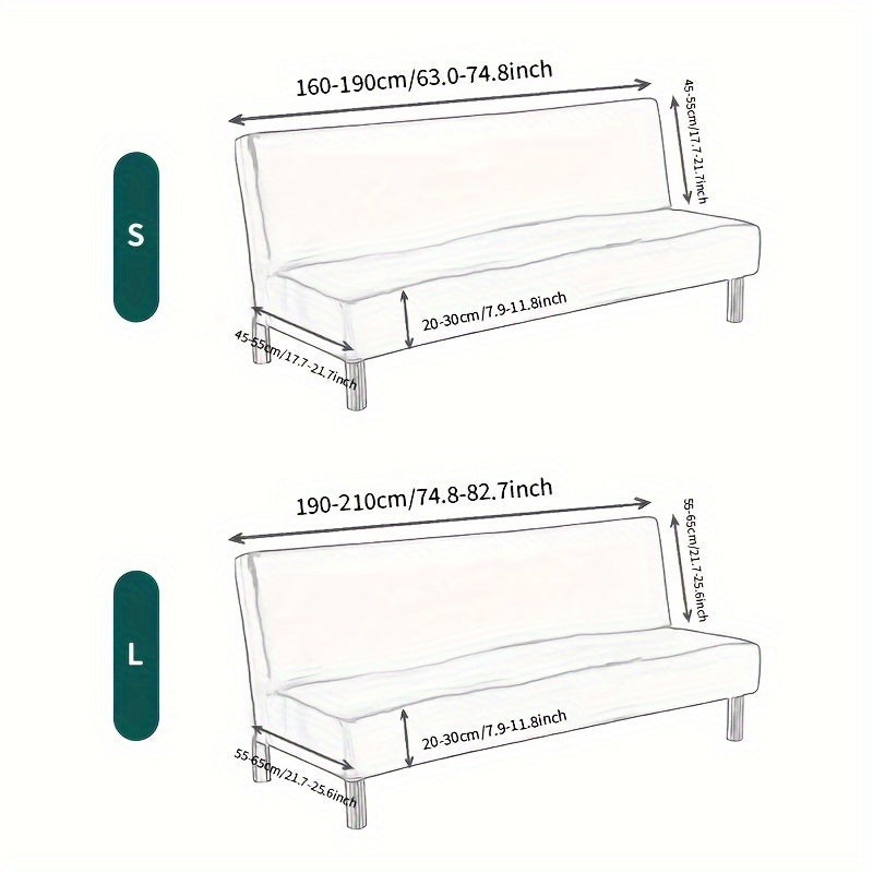 Печатный чехол для футонов без рукавов для защиты мебели в спальне, офисе или гостиной.