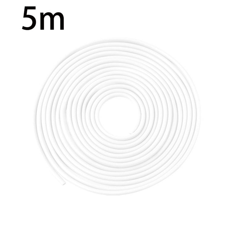 Protector de borde de puerta de coche, tira de sellado en forma de U de goma