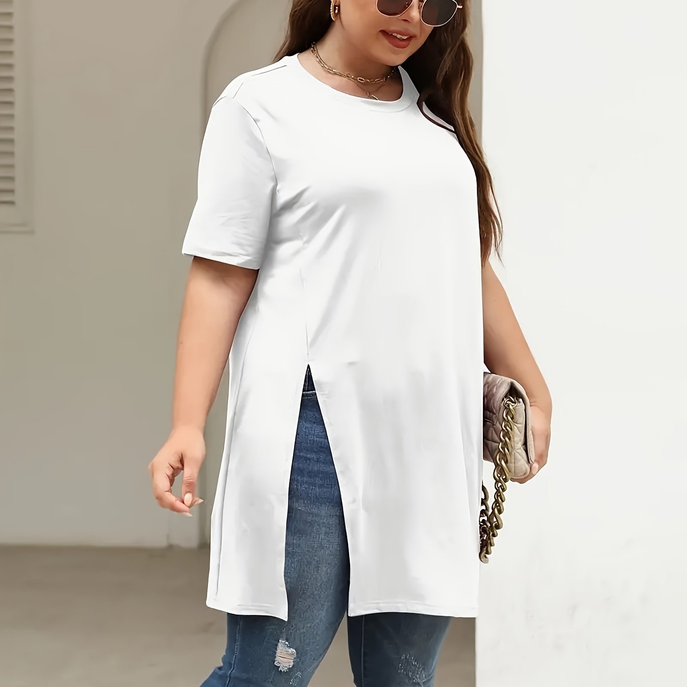 Women's Plus Size T-Shirts Casual Comfortable Plus Size Tops