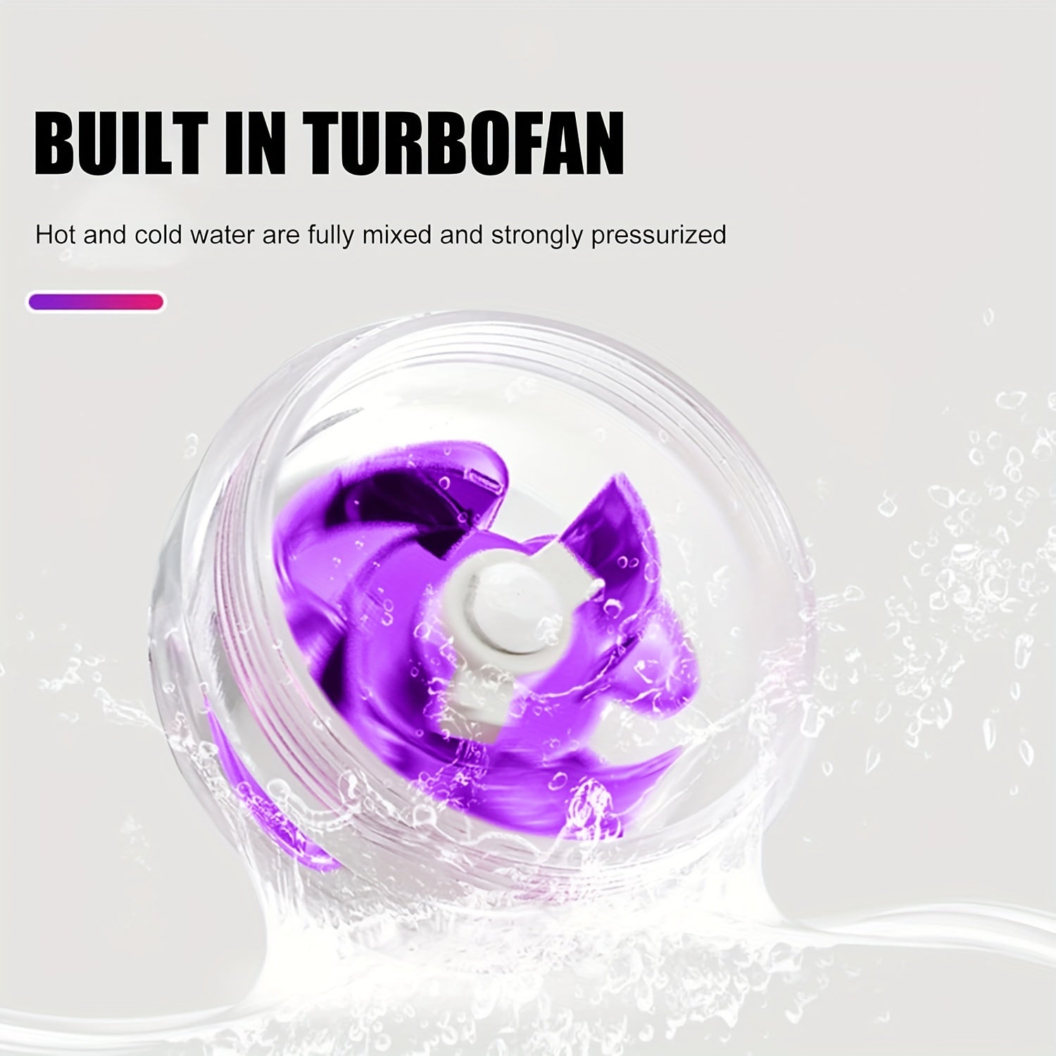 Bir parcha zanglamas po'latdan yasalgan oshxona kranini cho'zish, aylanuvchi suvsiz bosh, universal moslama, elektrsiz suv tarqatgich.