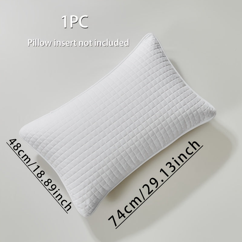 Geometric Pattern Bamboo Fiber Pillow Protector Cover with Envelope Closure Machine Washable Oil and Stain Resistant