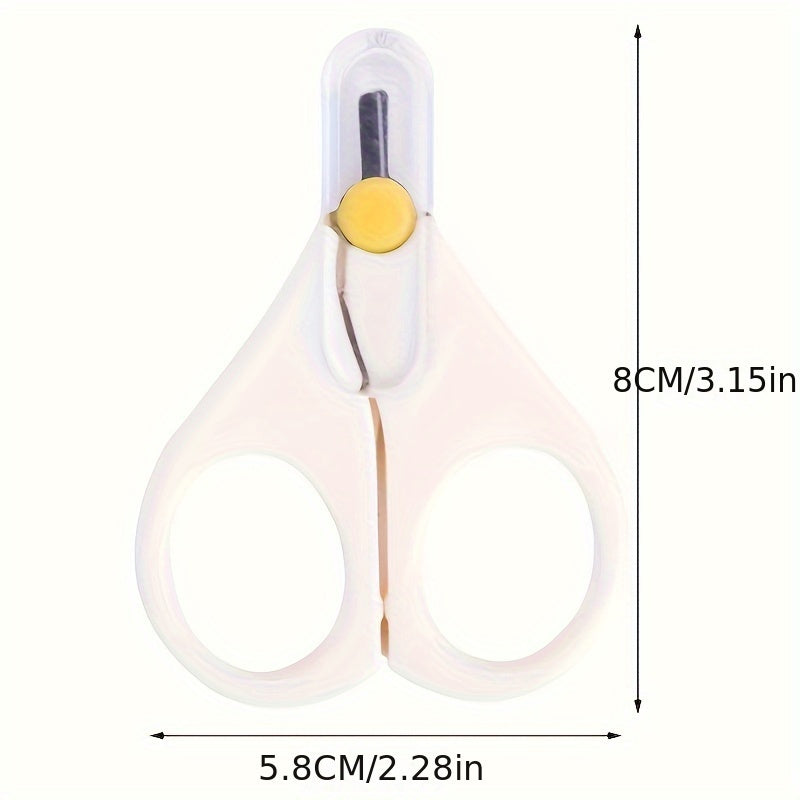 Белые маленькие ножницы для ногтей - идеально подходят для подарков на Рождество, Хэллоуин, День благодарения, Новый год и День святого Валентина!