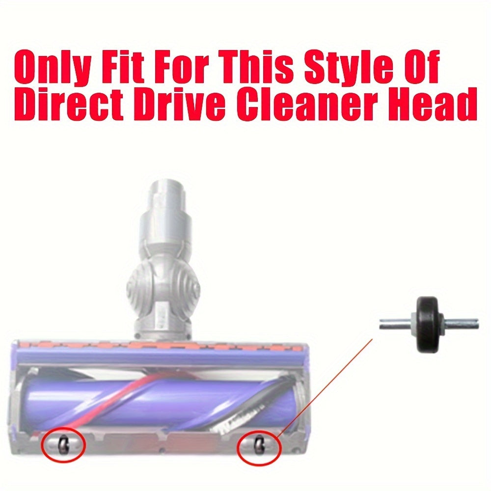 Dyson Vacuum Cleaner Soleplate Wheels Compatible with V6 V7 V8 V10 V11 V15 DC58 DC59 DC62 Direct Drive Head