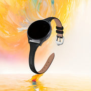 20mm ikki tomonlama kalfskinni soat taqish uchun uzuk, Galaxy Watch 4 5 6 bilan mos keladi