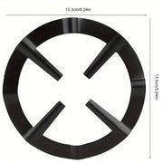 Цельная чугунная газовая плита с подставкой для кофеварки Moka, прочный держатель для переходного кольца, необходимый кухонный аксессуар