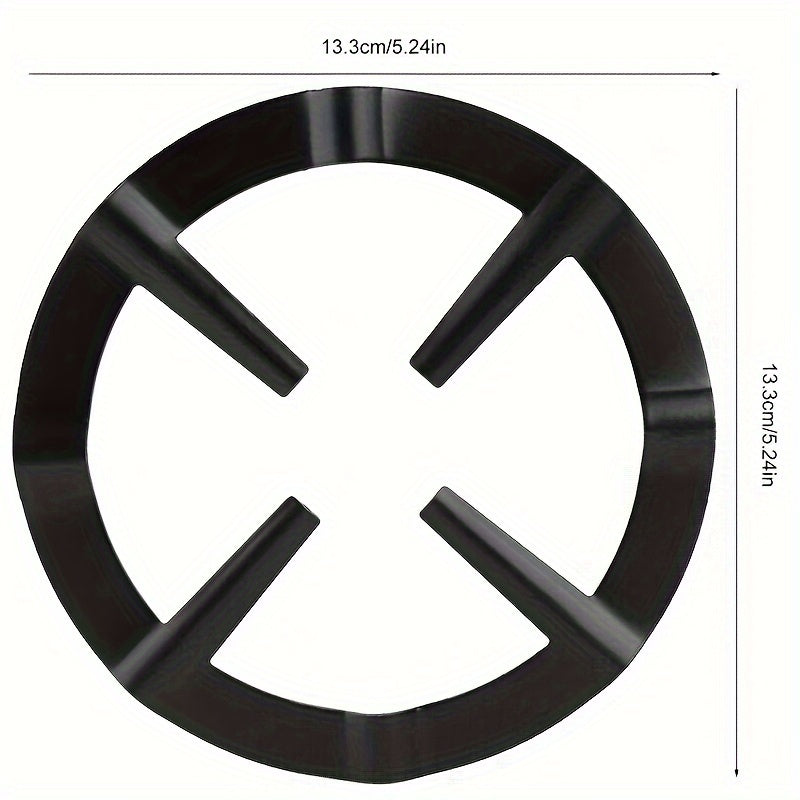 Цельная чугунная газовая плита с подставкой для кофеварки Moka, прочный держатель для переходного кольца, необходимый кухонный аксессуар