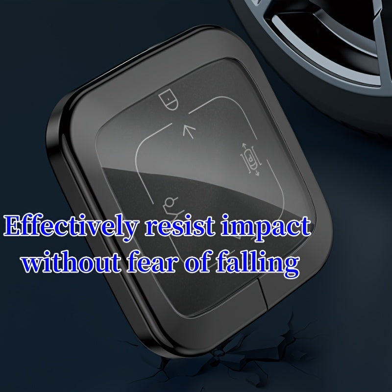 Estuche para llave de coche de aleación de aluminio CNC, ligero y duradero, protección total