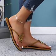 Ayollar uchun yangi uslub minimalist flip-floplar, plyaj va tasodifiy kiyimlar uchun mukammal.