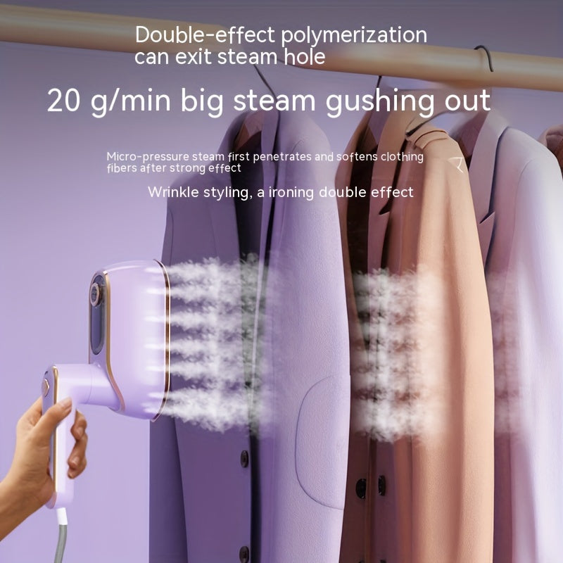 Plancha de vapor portátil de mano para viaje, dormitorio, ropa, removedor de arrugas