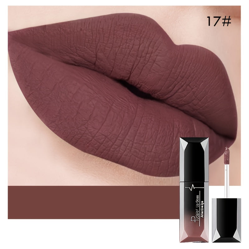 Velvet Matte Liquid Lipstick Long-Lasting Waterproof Berry Nude Tones