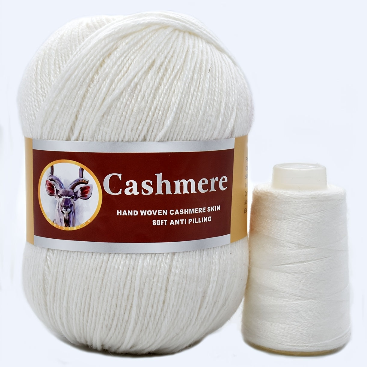 Hand-Woven Cashmere Blend Crochet Yarn 70 Cashmere 320m Assorted Colors