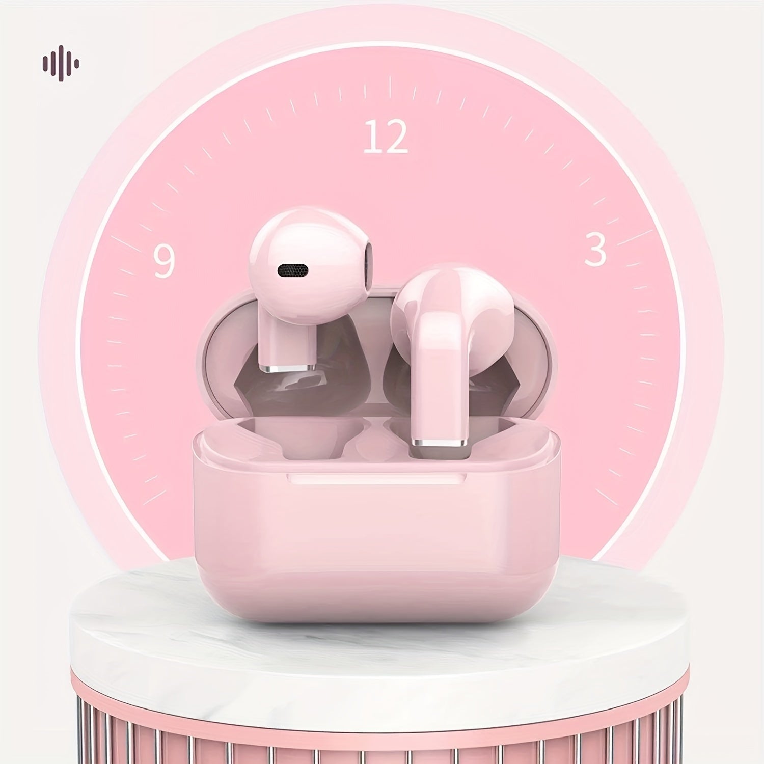 Wireless True Earbuds with Touch Control, HD Stereo Sound, Rechargeable Battery