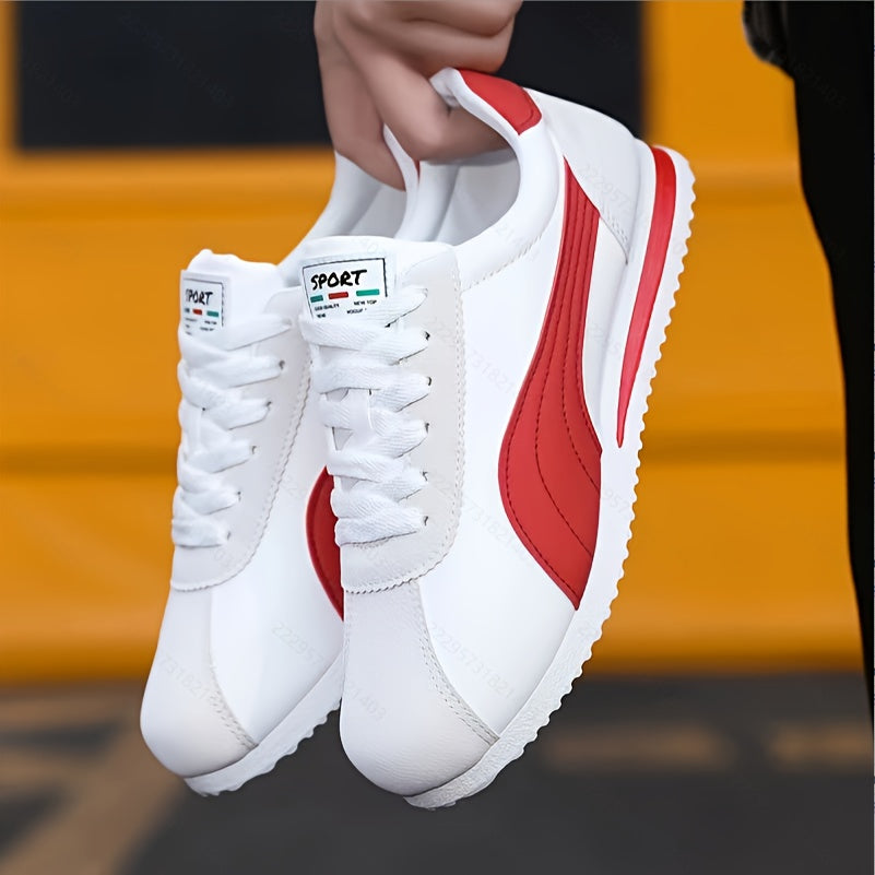 Women's Lightweight Running Sneakers Low-Top Lace-Up Breathable Mesh