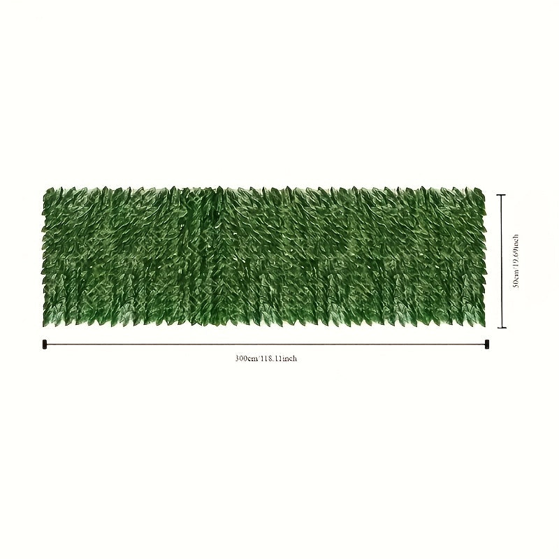 Artificial Ivy Privacy Screen 2 Rolls Outdoor Garden Yard Balcony Patio 50.8x299.72 cm