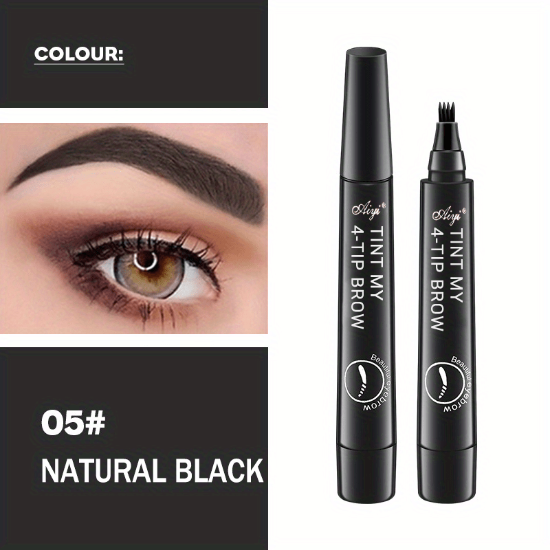 Long-Lasting Waterproof Microblading Eyebrow Pen for Natural Defined Brows