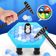 Educational Family Board Game for Kids Ages 3 Plus Penguin Rescue Plastic Durable Non-Toxic