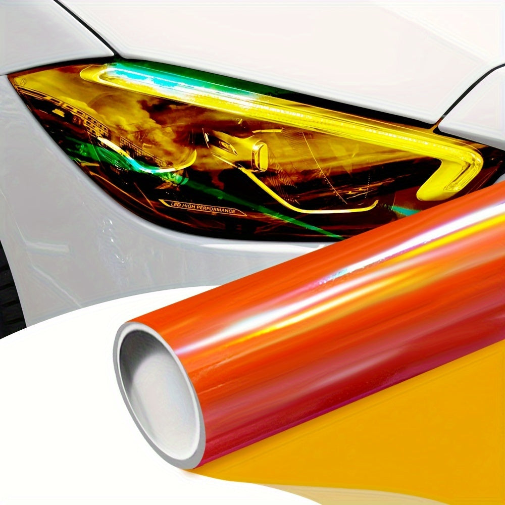 Car Motorcycle Laser Chameleon Light Film 30x60cm Color Change Vinyl Sticker
