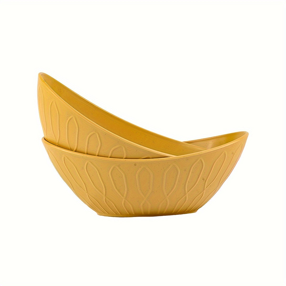 Unbreakable Yuanbao-Shaped Bowls Set for Oatmeal Salads and Pasta Kitchen Dining
