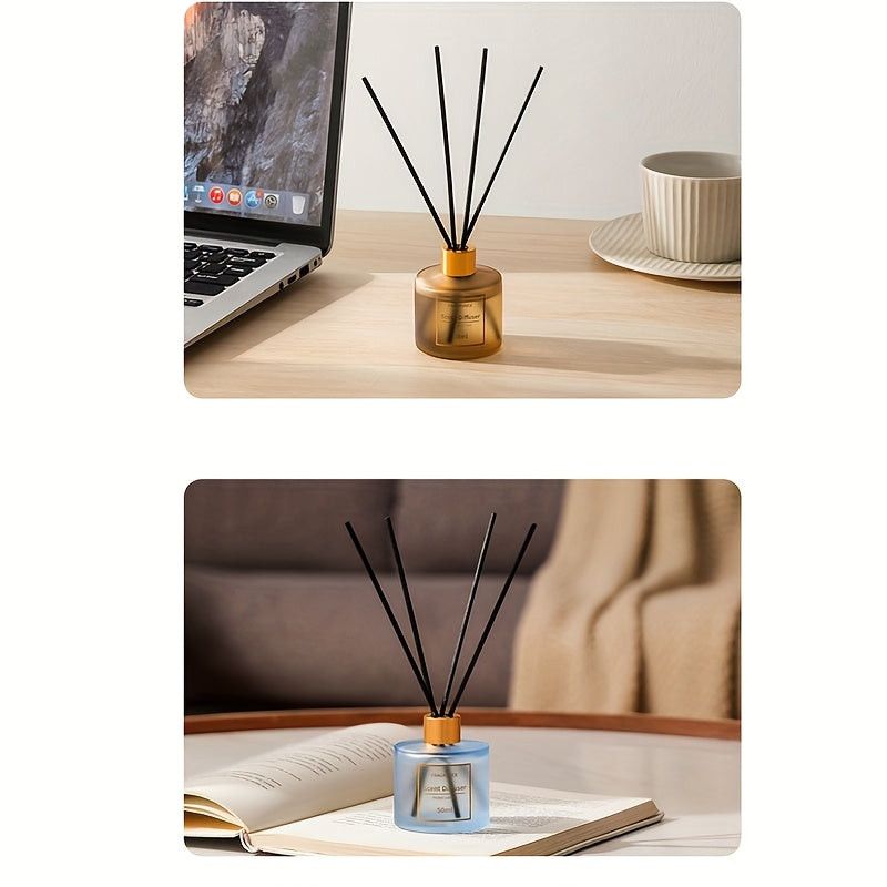 50ml Natural Plant Extract Flameless Reed Diffuser Long-Lasting Fragrance for Home Office