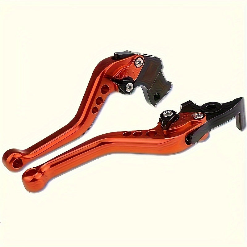 Motorcycle Electric Bike Scooter Aluminum Alloy Handlebar Brake Levers Adjustable Ergonomic