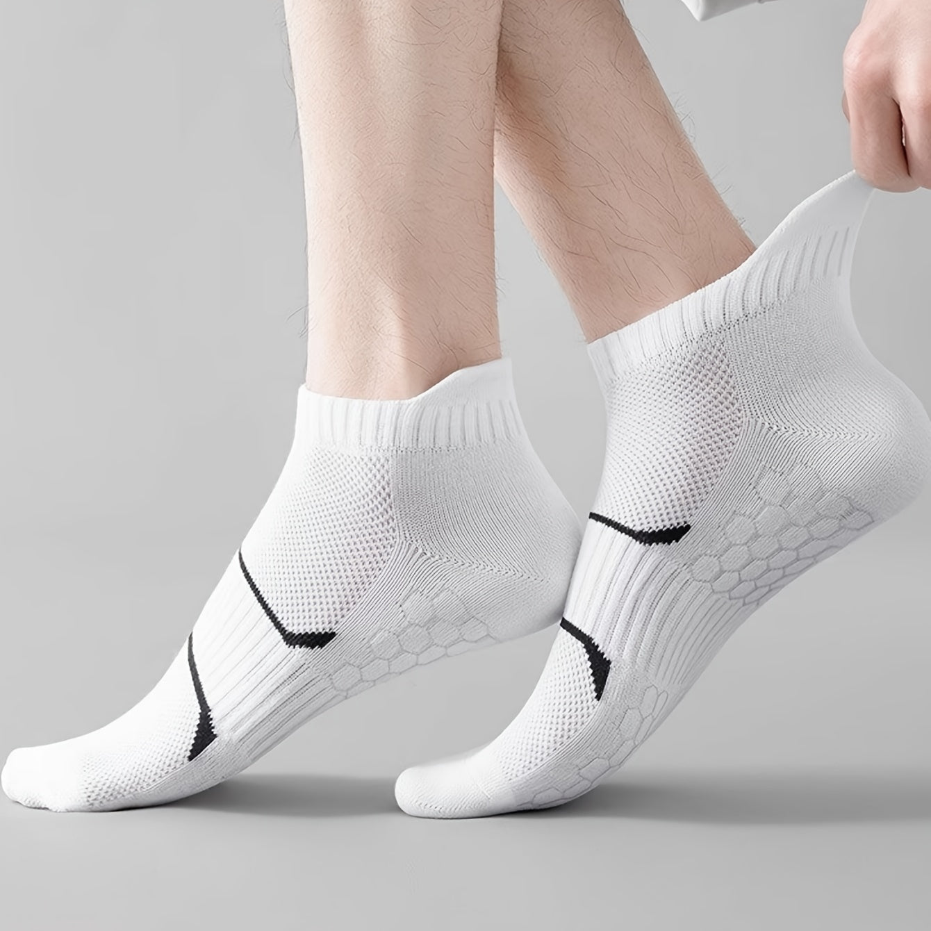 Men's Athletic Socks 6 Pairs Lightweight Breathable Summer Running Outdoor Unisex