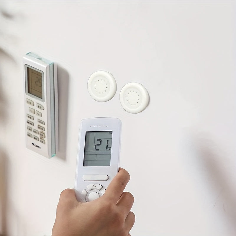 Juego de soportes para control remoto de pared para TV y aire acondicionado, fácil de instalar