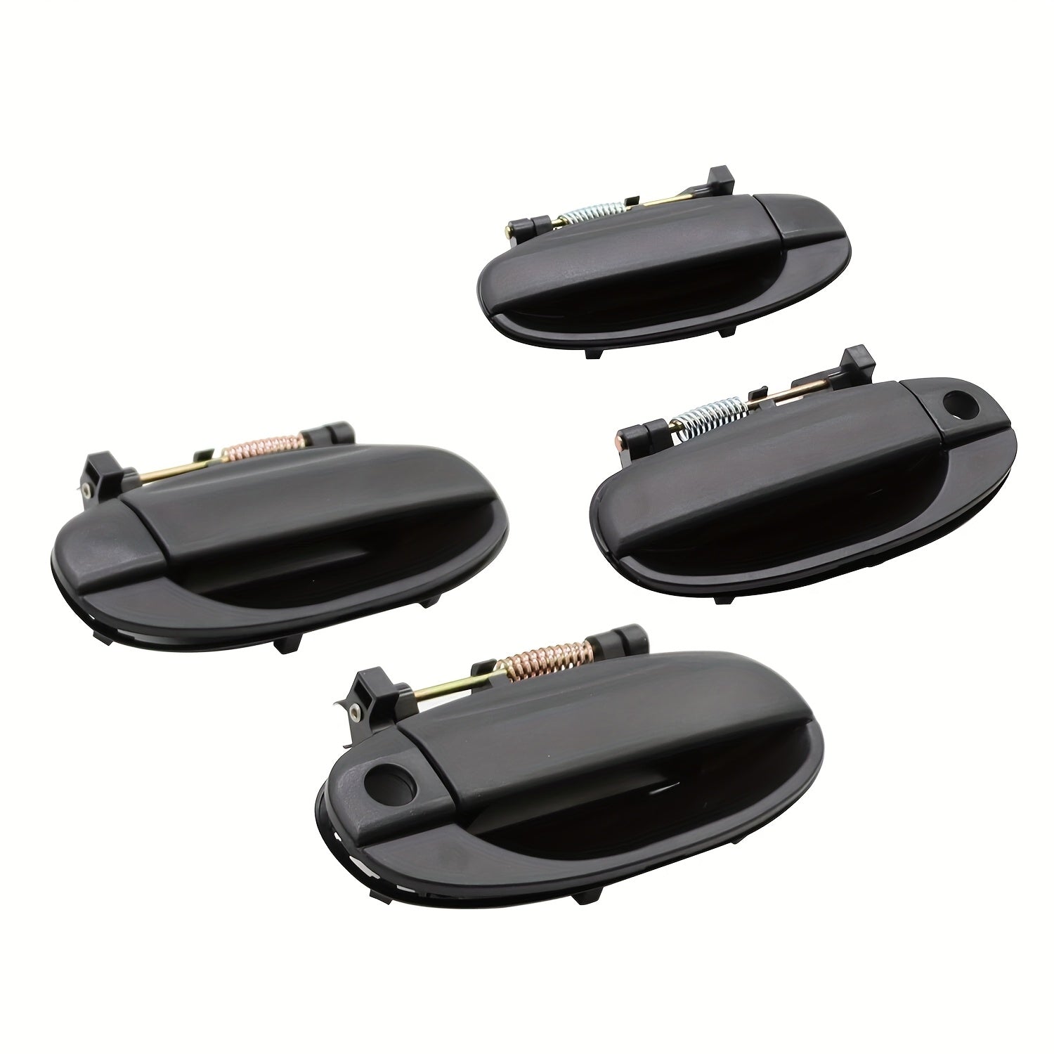Car Door Handle Set for Chevrolet, Durable Plastic, Front Left and Right