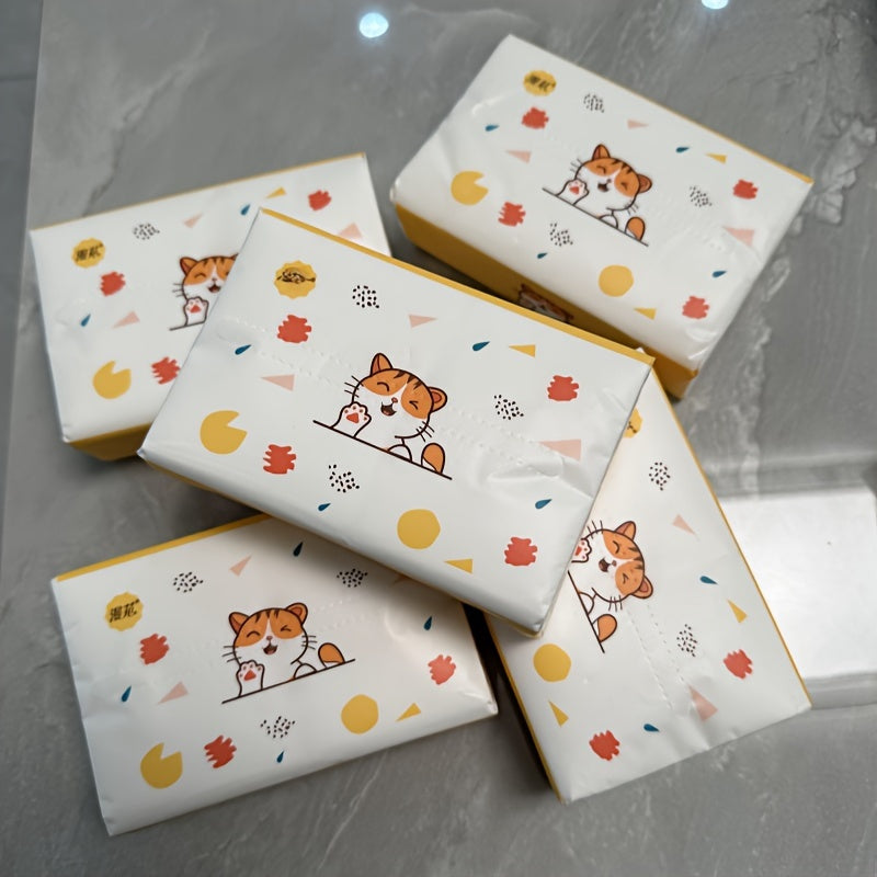 Oilaviy to'plam 240 varaqlik, 4-qavatli yumshoq qog'oz sochiq salfetkalar, hammom, restoran, mehmonxona uchun