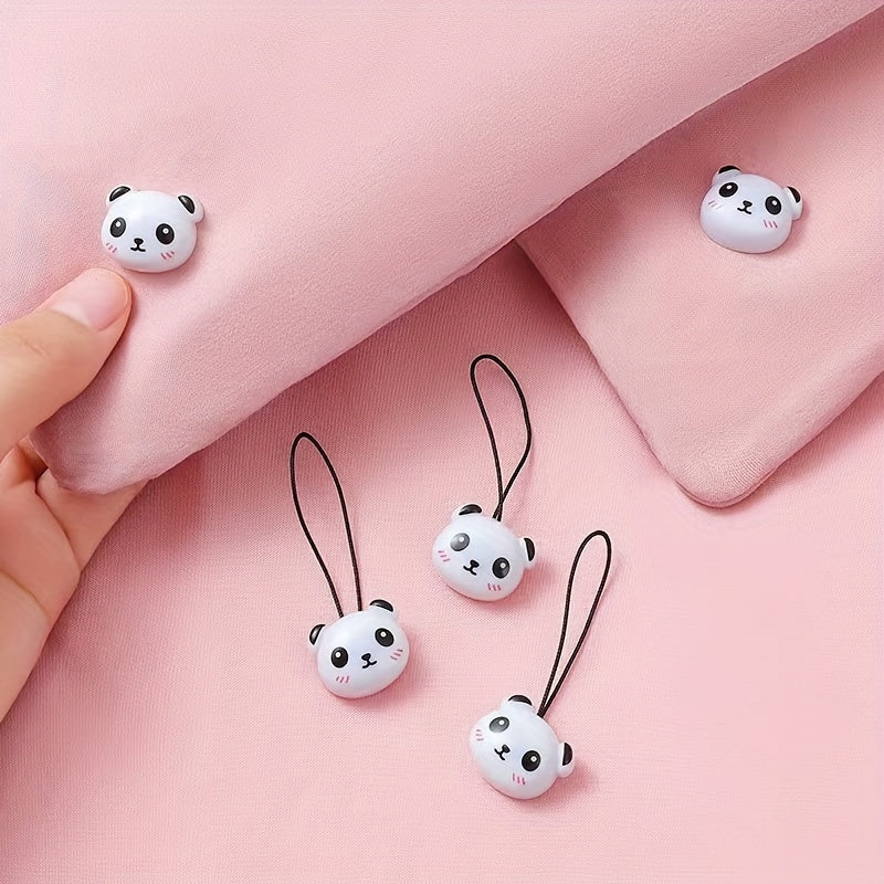 Black Panda Bedding Clamp No Needle Design for Sleeping Comfort Cute Home Bedding Accessory