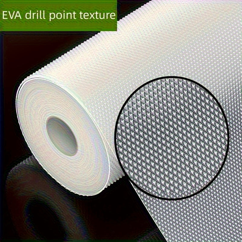 Daisy Pattern Waterproof Non-Slip Kitchen Mat Roll for Cabinets Drawers Refrigerators