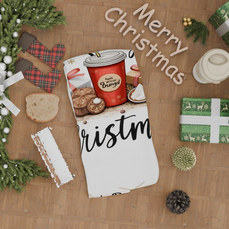 Christmas Gift Decoration Snowflake Snow Tree Deer Banner 18x66 cm