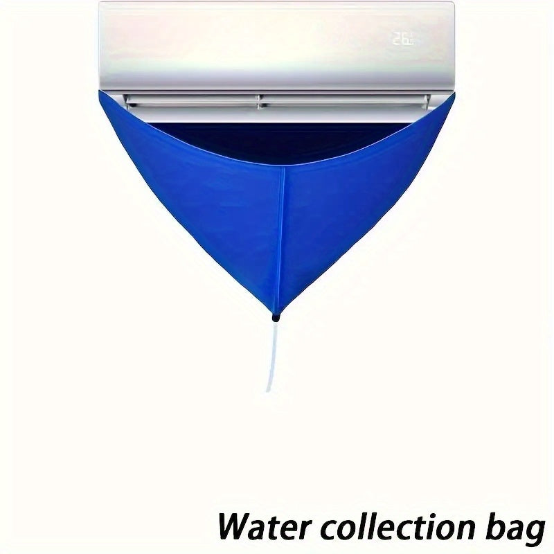 Set of 3 PVC Mini Split Air Conditioner Water Catcher Bags with Installation Kit