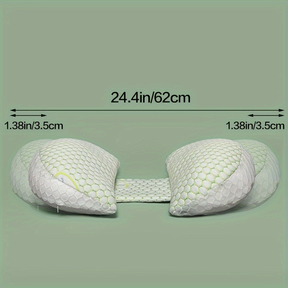 "Moslashuvchan va Olib Tashlanadigan Qopqoq bilan Homiladorlik Yostiqchasi - Orqa, Qorin va Oyoqni Qo'llab-quvvatlash uchun Yumshoq To'liq Tanali Homiladorlik Yostiqchasi - Kutilayotgan Onalar uchun Mukammal Sovg'a"