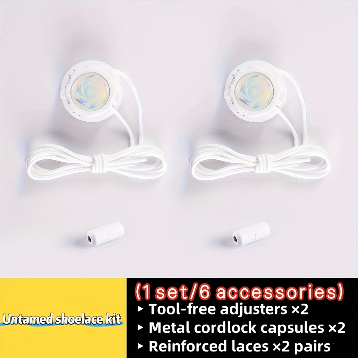 Unisex Shoe Accessories Rotate Fastener for Sports and Outdoor Shoes