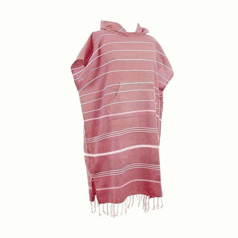 Hooded Cloak for Men and Women Multi-Functional Beach Towel Moisture-Absorbing Breathable Durable