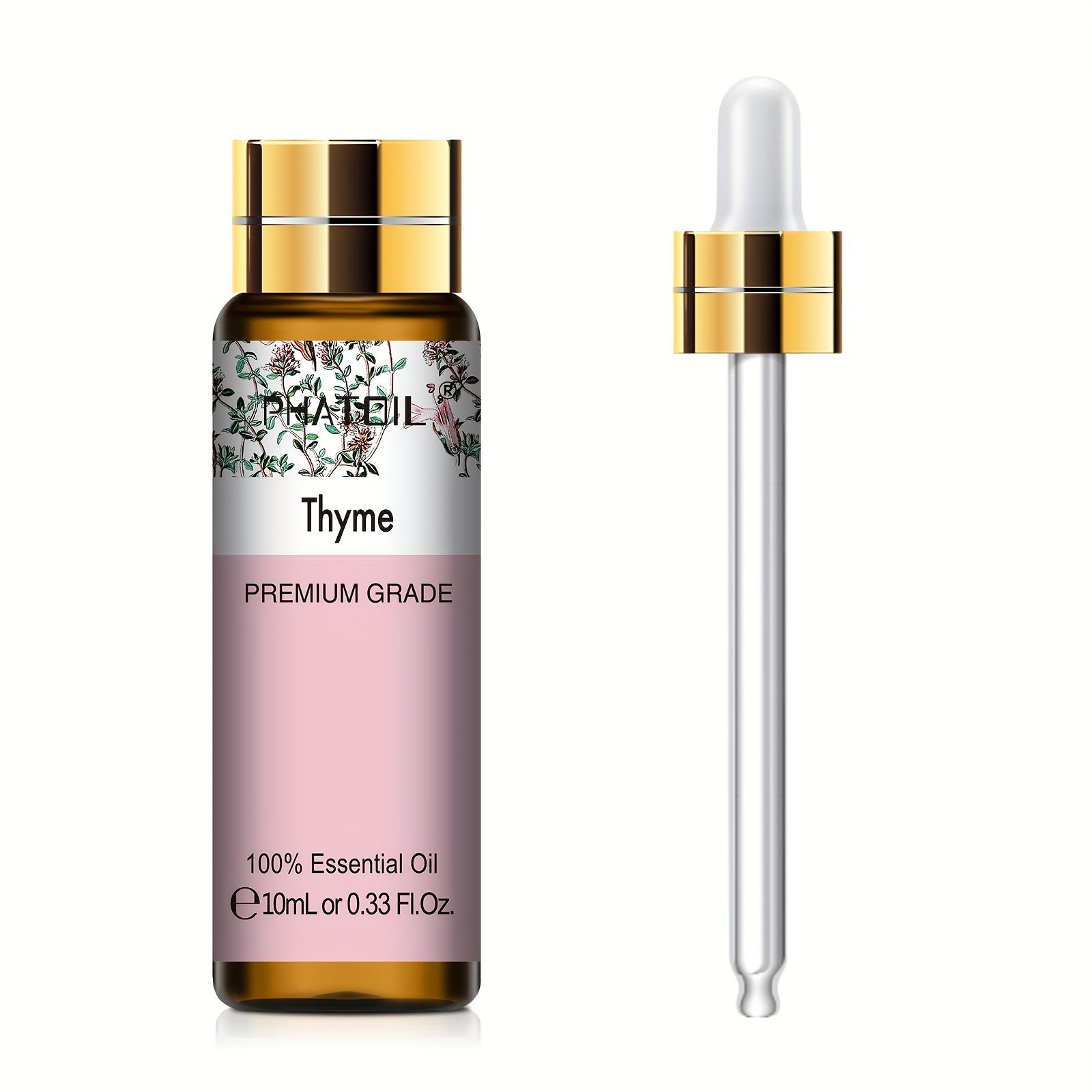 PHATOIL Efir moyi Yagona 10ml - Kayfiyatni ko'taruvchi aromaterapiya suvi, ko'p maqsadli foydalanish, yuqori sifatli, oqmas, UV nurlanishiga chidamli - 1 shisha