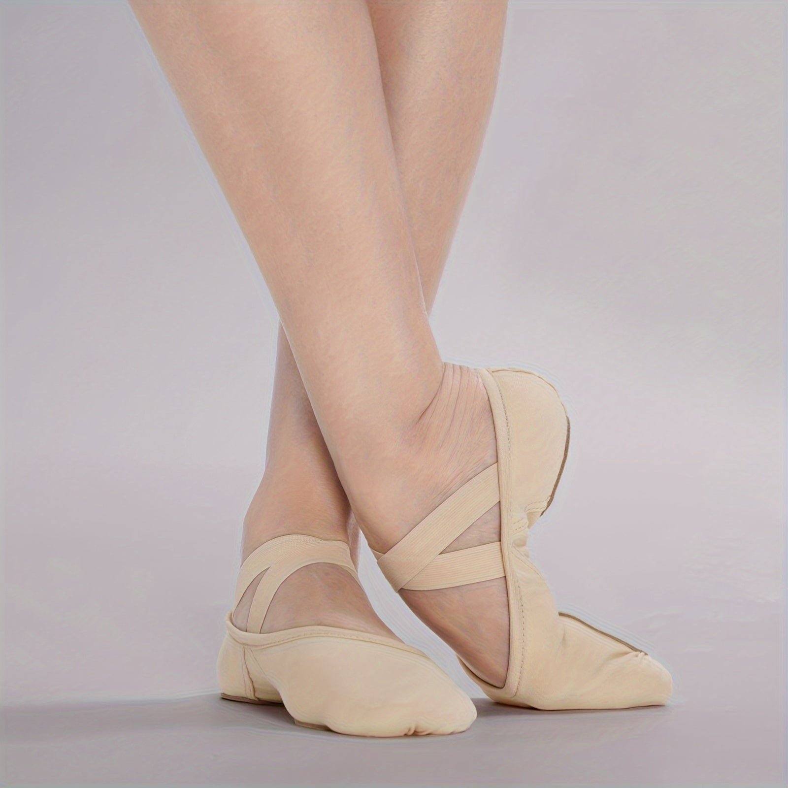 Zapatos planos de ballet para mujer de tela suave, sin cordones, para todas las estaciones