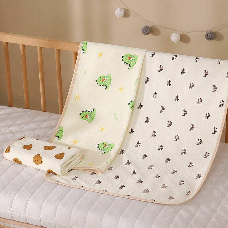 Baby Care Pad Waterproof Washable Cotton Breathable Large Size for Babies and Toddlers