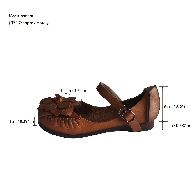 Женские повседневные цветочные сандалии с пряжкой и легким дизайном