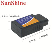 Wireless OBD2 Scanner for Cars with Full Data Analysis and Emissions Testing for Android and iOS